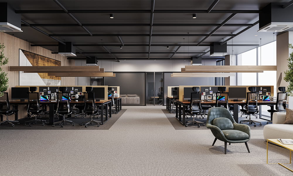 Sanbrix Business Center - Open Office Workspace